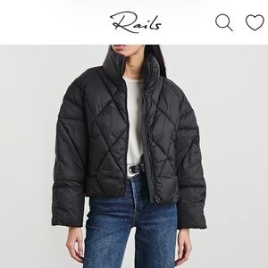 Rails Black Summit Jacket